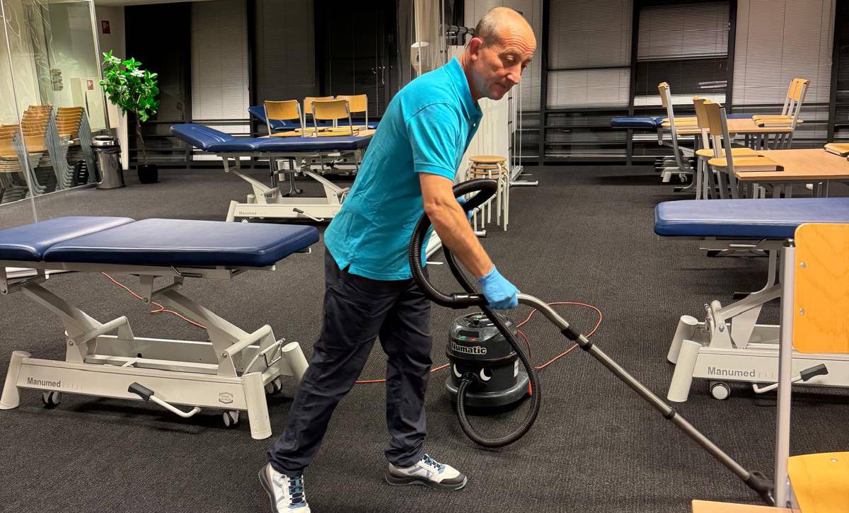 Seyko schoonmaakteam aan het werk