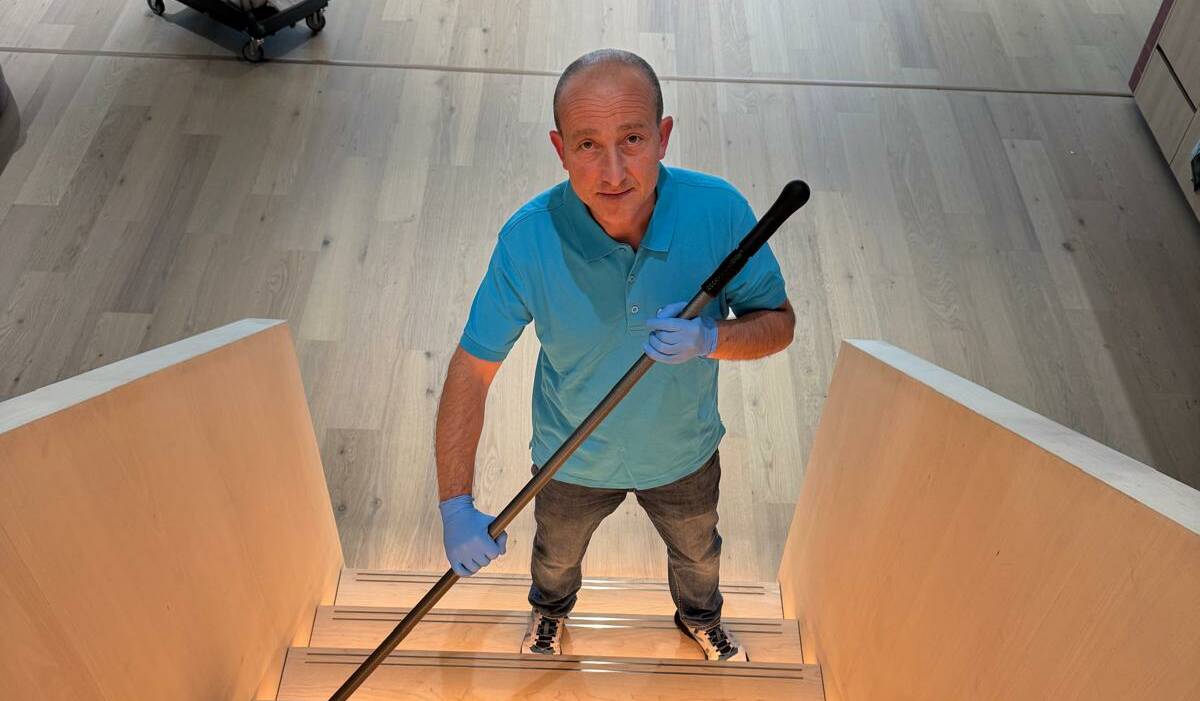 Trappenhuis schoonmaak